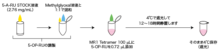 MR1 Tetramerへのリガンドロード方法