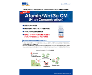 Afamin/Wnt3a CM(High Concentration)パンフレット